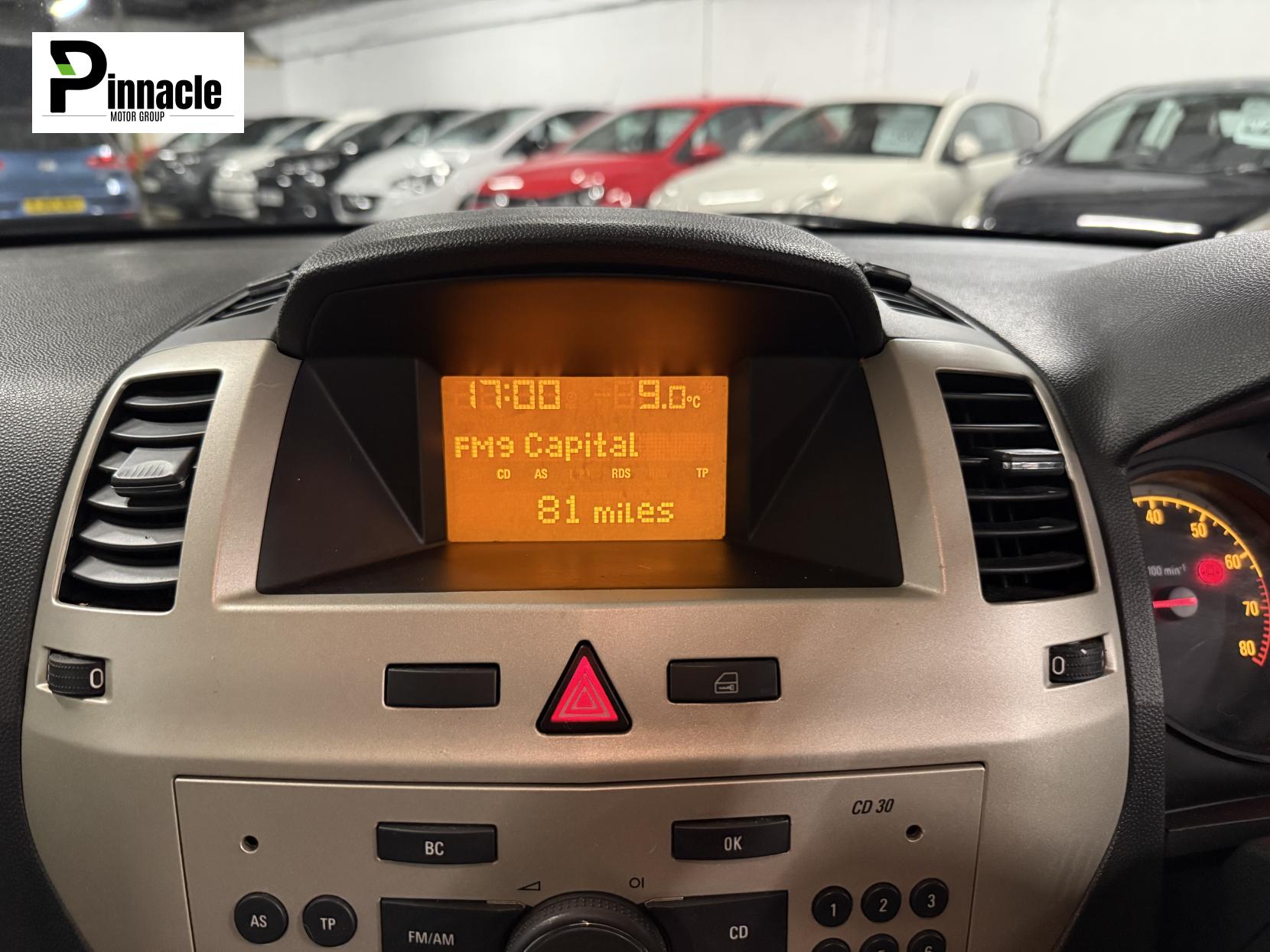 Vauxhall Zafira 1.6 Life MPV 5dr Petrol Manual Euro 4 (105 ps)