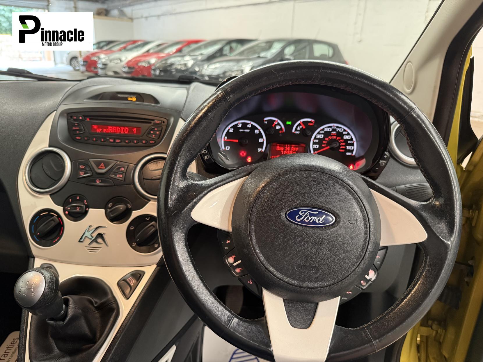 Ford Ka 1.2 Zetec Hatchback 3dr Petrol Manual Euro 5 (s/s) (69 ps)